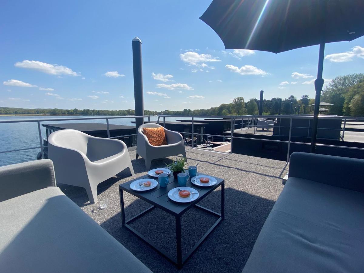 Houseboats Mookerplas Met Dakterras Middelaar Екстер'єр фото